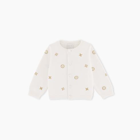 Meli-Melo Gold Embroidered Cardigan