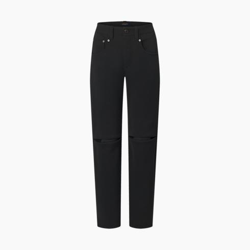 Micro Twill Slit Pants