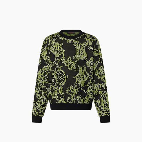Monogram Cotton Crewneck
