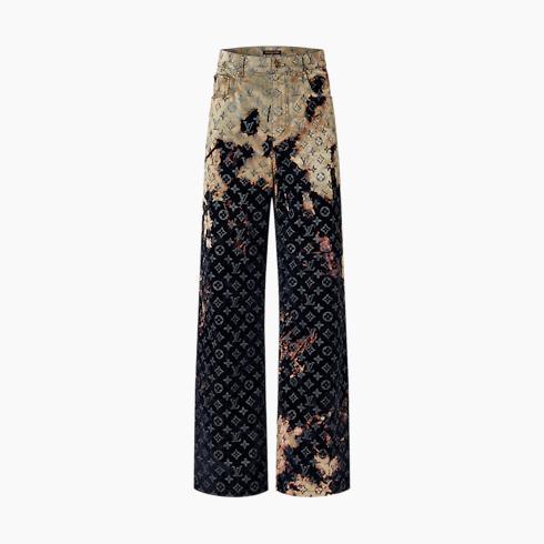 Monogram Denim Pants