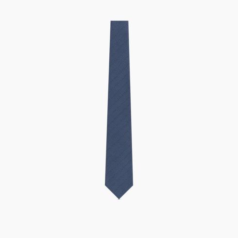Monogram Discrete Tie