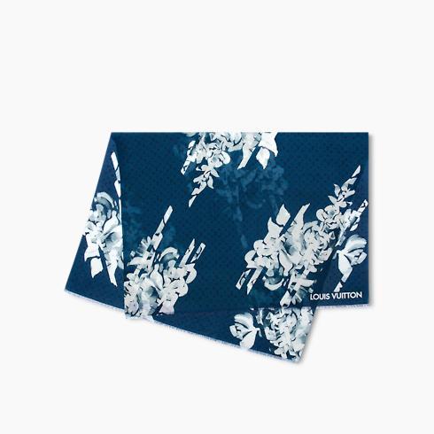 Monogram Flower Stole
