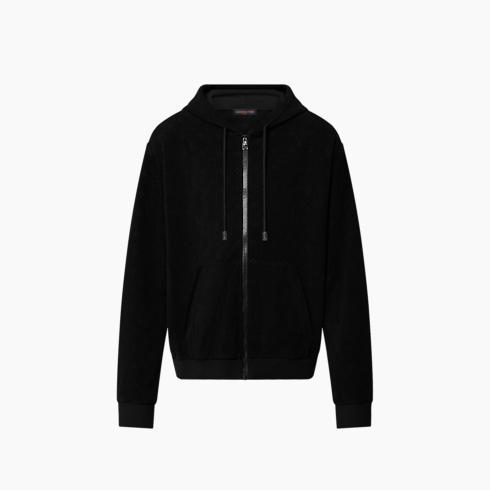 Monogram French Terry Zip-Through Hoodie