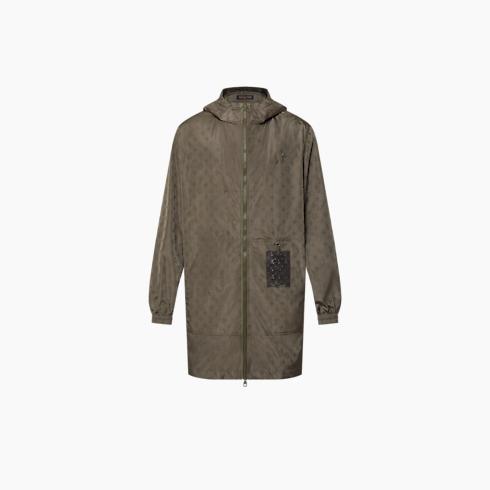 Monogram Mid-Length Nylon Windbreaker