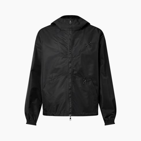 Monogram Reversible Nylon Windbreaker