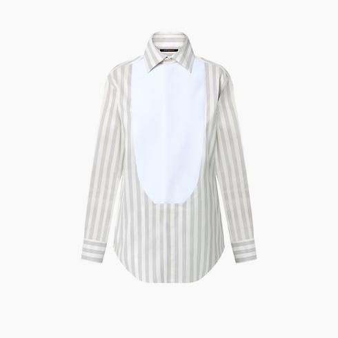 Striped Bib Shirt