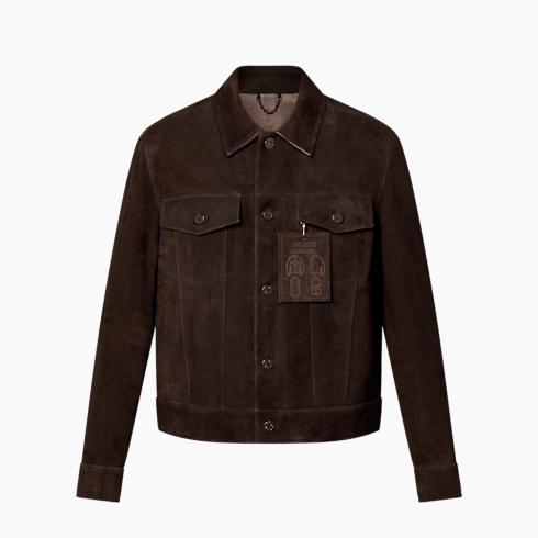 Suede Denim Jacket