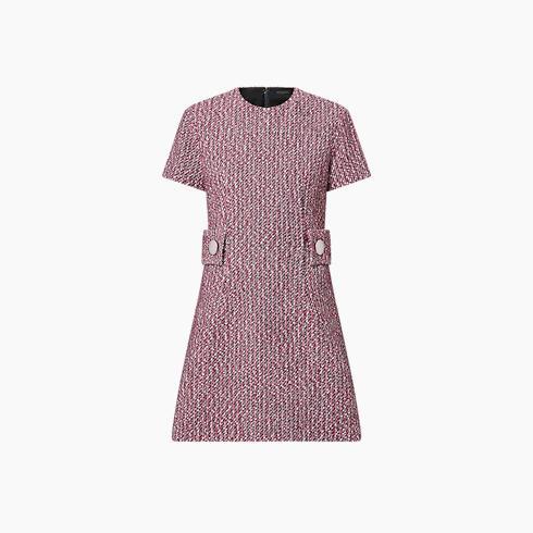 Tricolor Skater Dress