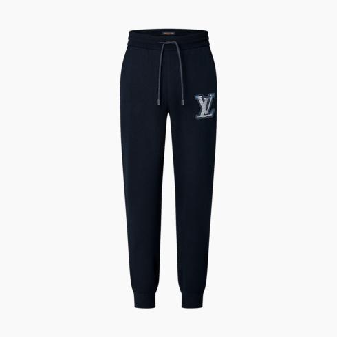 Wool and Leather Jogpants