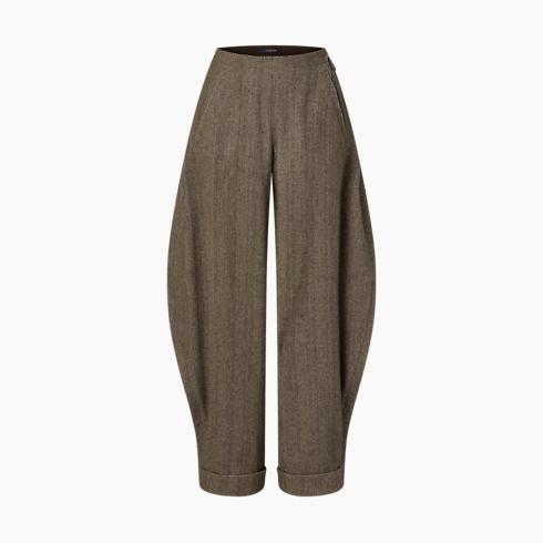 Wool-Cashmere Balloon Pants