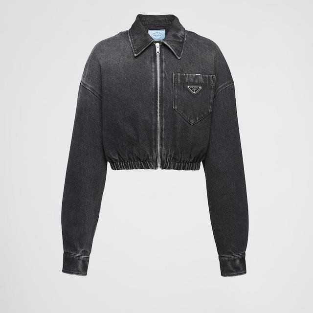 Denim Blouson Jacket