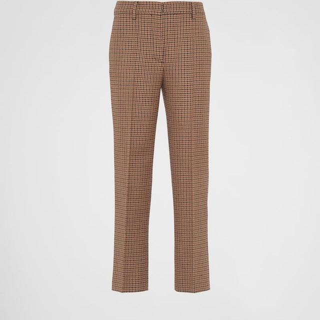 Houndstooth Check Pants