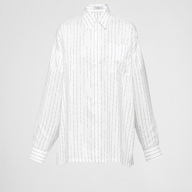 Printed Pongé Shirt