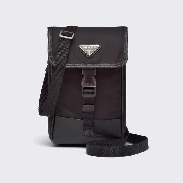Re-Nylon and Saffiano Leather Smartphone Case