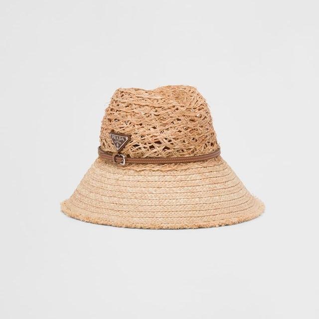 Woven Fabric Wide-Brim Hat